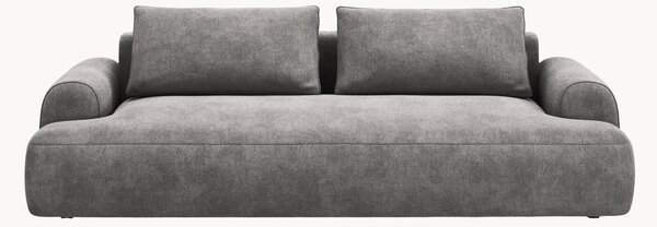 Sofa rozkładana z aksamitu z miejscem do przechowywania Orion (4-osobowa)