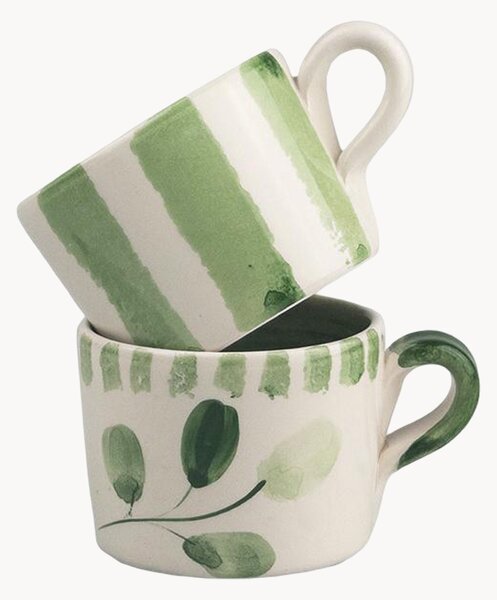 Komplet filiżanek do espresso Flora, 2 elem