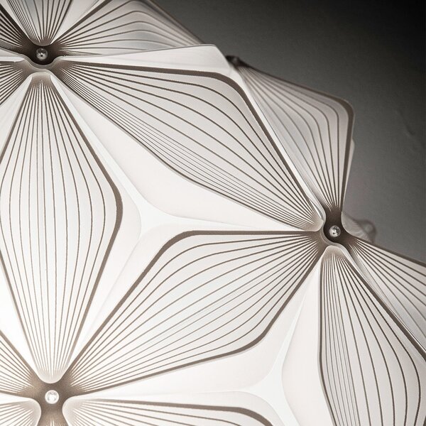 Lampa Sufitowa Slamp, C'EST LA VIE, ściemnialny, biały, salon, tworzywo sztuczne, design