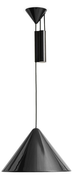 Lampa Wisząca HAY, Compass, czarny, salon, aluminium, design