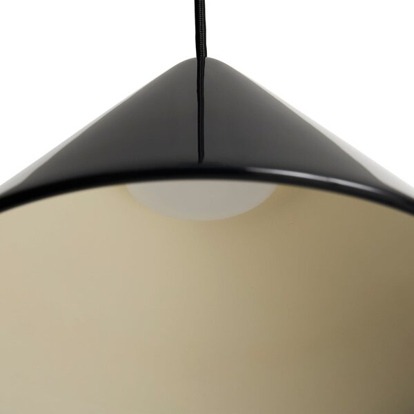 Lampa Wisząca HAY, Compass, czarny, salon, aluminium, design