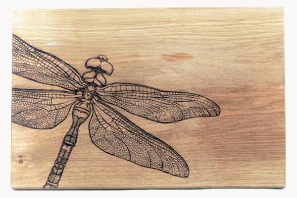 Deska do serwowania z drewna dębowego Dragonfly