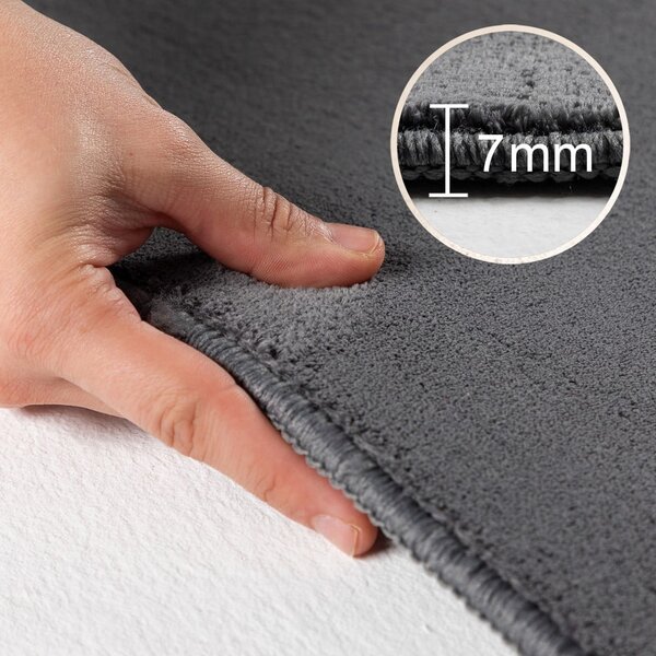 Szary okrągły dywan odpowiedni do prania ø 120 cm Sky – Ayyildiz Carpets