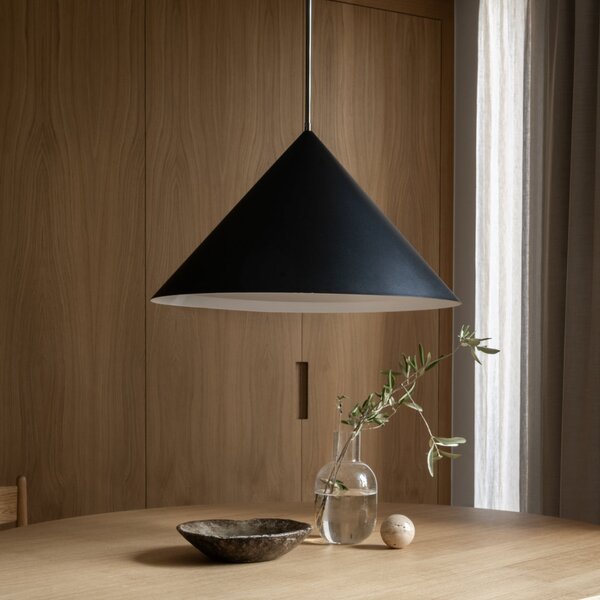 Lampa Wisząca Watt & Veke, Kuro, ściemnialny, czarny, kuchnia, metal, design