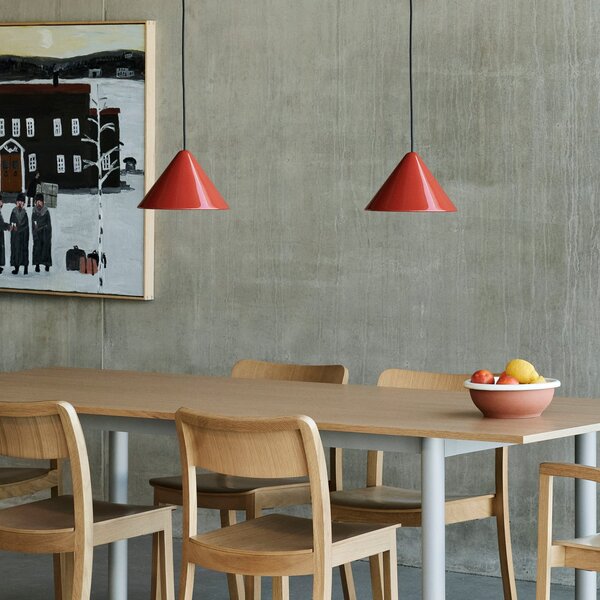 Lampa Wisząca HAY, Compass, czerwony, salon, aluminium, design
