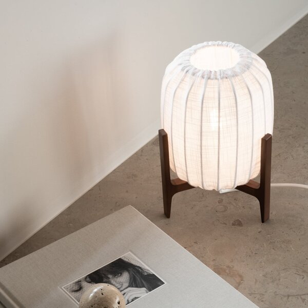 Lampa Stołowa Watt & Veke, Prisma, ściemnialny, drewniany, salon, drewno, design