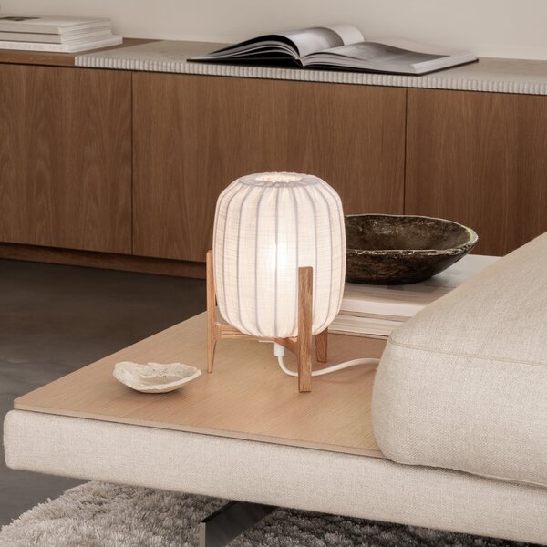 Lampa Stołowa Watt & Veke, Prisma, ściemnialny, drewniany, salon, drewno, design