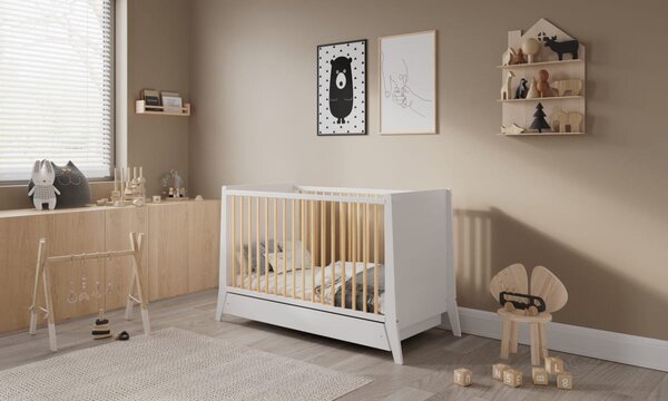 Łóżeczko - tapczanik BOHO z szufladą