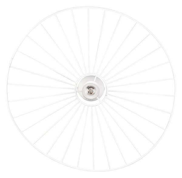 Biała lampa sufitowa ø 60 cm Chapeau – Reality