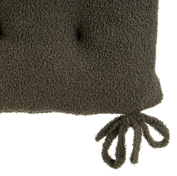 Poduszka na krzesło z materiału bouclé 40x40 cm Sherpa Bouclé – Casa Selección