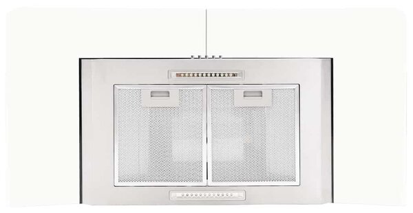 Okap kuchenny LED, ścienny, stal nierdzewna, 90 cm, 756 m³/h