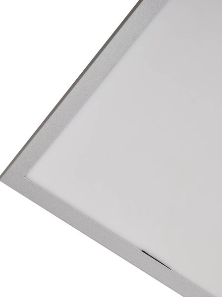 Panel LED Livel Lindby, aluminiowy / szary / cynkowy, kuchnia, aluminium, nowoczesny