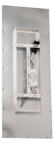 Panel LED Livel Lindby, możliwość ściemniania, aluminiowy / szary / cynkowy, kuchnia, aluminium, nowoczesny
