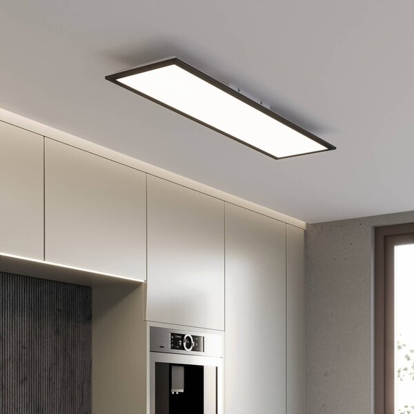 Briloner Panel LED Piatto CCT, możliwość ściemniania, czarny, salon / jadalnia, metal, nowoczesny