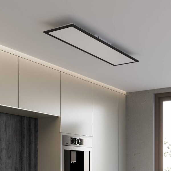 Briloner Panel LED Piatto CCT, możliwość ściemniania, czarny, salon / jadalnia, metal, nowoczesny