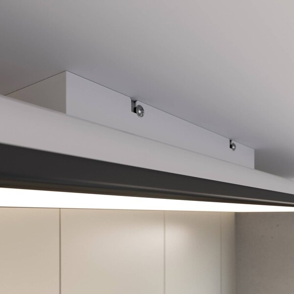 Briloner Panel LED Piatto CCT, możliwość ściemniania, czarny, salon / jadalnia, metal, nowoczesny