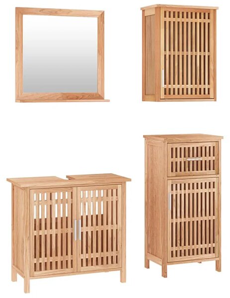 Zestaw mebli łazienkowych w stylu boho T7-W76