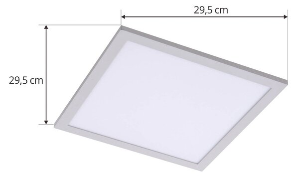 Panel LED Enhife Lindby, biały / opal, biuro, nowoczesny