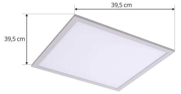 Panel LED Enhife Lindby, biały / opal, biuro, nowoczesny