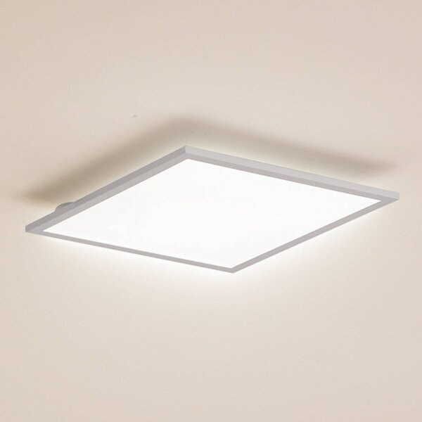 Panel LED Enhife Lindby, biały / opal, biuro, nowoczesny