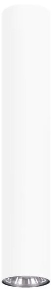 Biały minimalistyczny plafon tuba spot 30 cm - A735 H7-D46