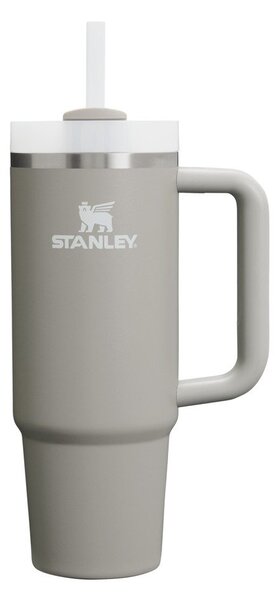 Jasnoszary termos ze stali nierdzewnej ze słomką 890 ml Quencher H2.O FlowState™ Tumbler Ash – Stanley
