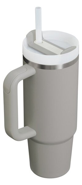 Jasnoszary termos ze stali nierdzewnej ze słomką 890 ml Quencher H2.O FlowState™ Tumbler Ash – Stanley