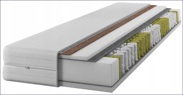 Materac kieszeniowy z kokosem 120x200 R7-B10