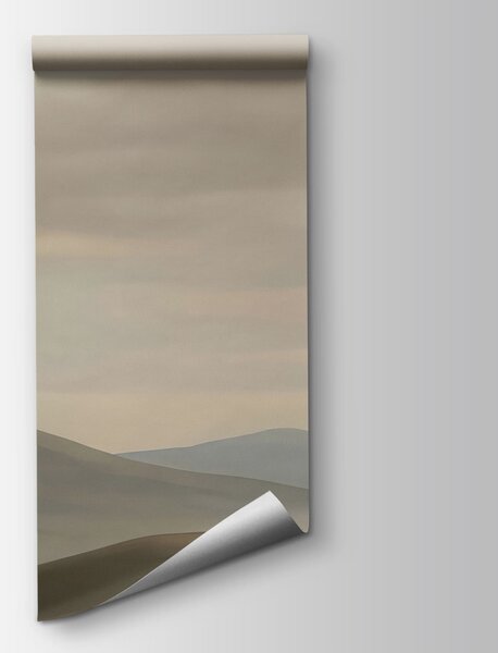 Fototapeta Pejzaż pustynny z wzgórzami i chmurami, Fototapety Natura, Popularne Fototapety, t00853 - Tapeko.pl