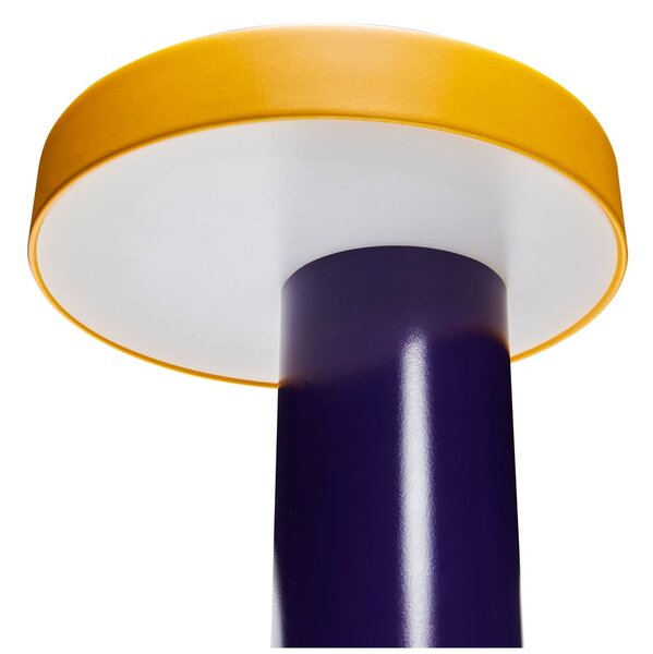 Fioletowa lampa stołowa LED ze ściemniaczem (wysokość 25 cm) Magic – Hübsch