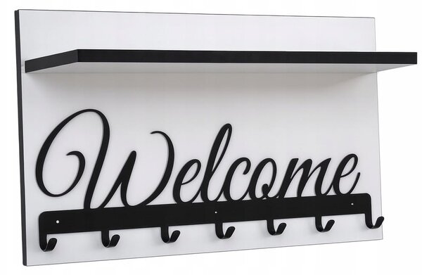 Wieszak na ubrania Garderoba 40cm x 60cm Biały Alaska MIX PROMOCJA I ArtDHome