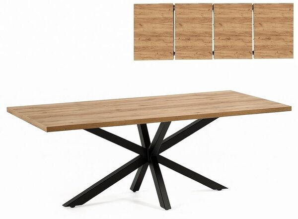 Stół Pająk 70x120/210 rozsuwany gr.18mm LOFT Dąb Craft PROMOCJA Kod: 6628/2