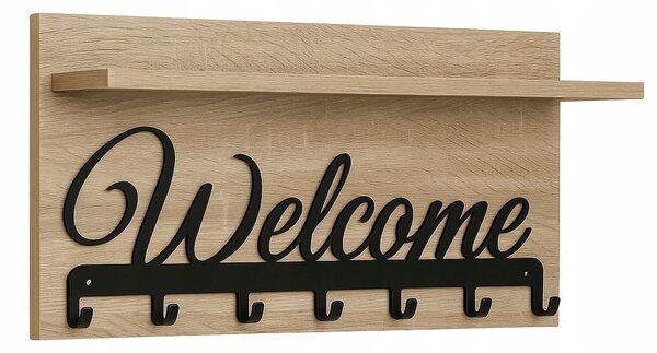 Wieszak na ubrania Garderoba 40cm x 60cm Dąb Sonoma PROMOCJA I ArtDHome