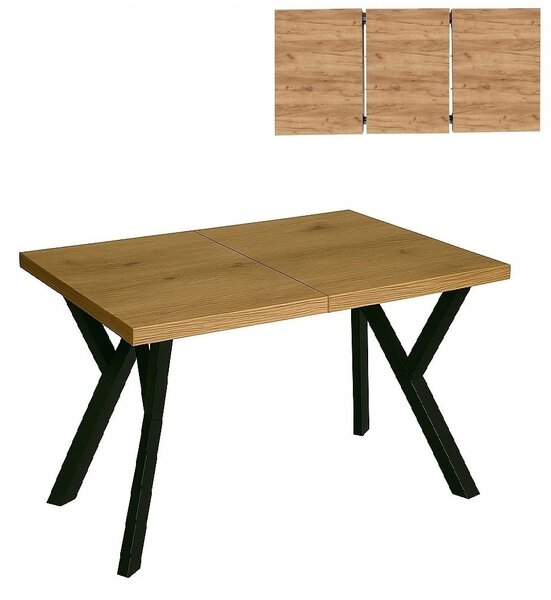 Stół rozsuwany 70 x 120/170cm blat 3,6cm Dąb Craft PROMOCJA Kod: 6709/1