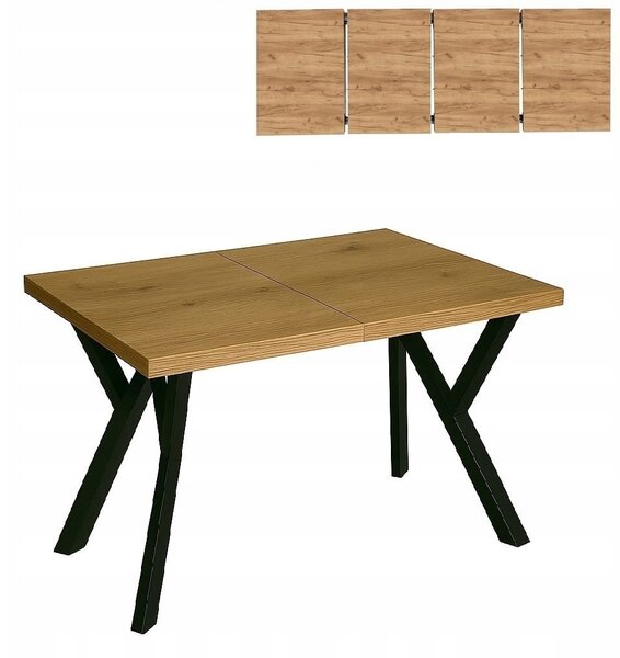 Stół rozsuwany 70 x 120/220cm blat 3,6cm Dąb Craft PROMOCJA I ArtDHome