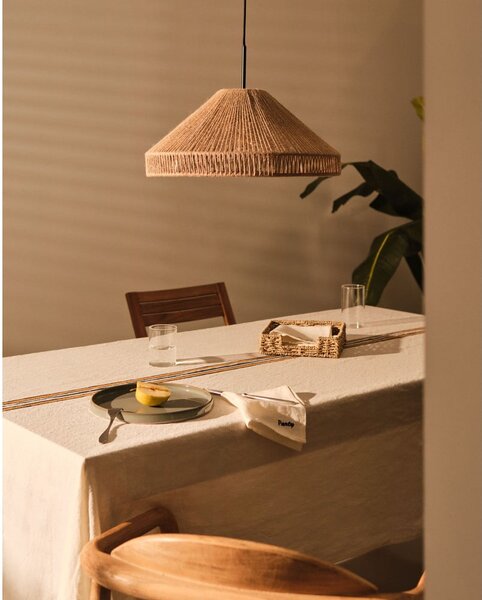 Naturalny abażur ø 45 cm Pontos – Kave Home