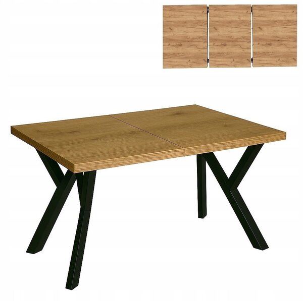 Stół rozsuwany 80 x 140/190cm blat 3,6cm Dąb Craft PROMOCJA I ArtDHome