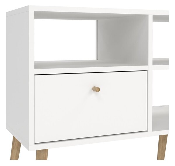 Biała szafka pod TV 117x61 cm Bodo – Tvilum