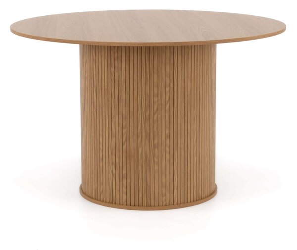 EMWOmeble Stół okrągły 120cm ART0002 naturalny dąb