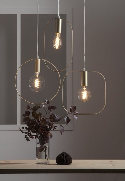 Lampa wisząca w kolorze złota Shape – Star Trading