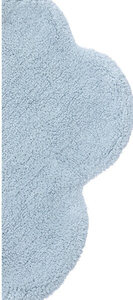 Jasnoniebieski bawełniany dywan dziecięcy tkany ręcznie odpowiedni do prania 70x100 cm Mini Dream – Lorena Canals