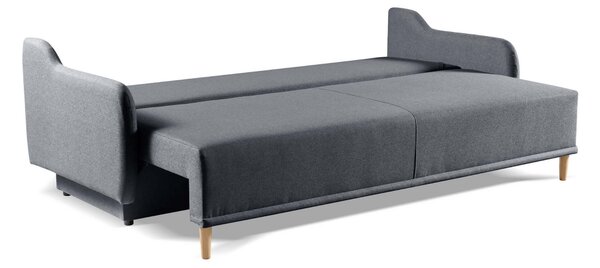 EMWOmeble Sofa z funkcją spania MORIS | Szary