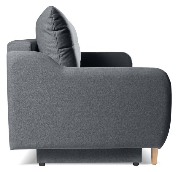 EMWOmeble Sofa z funkcją spania MORIS | Szary