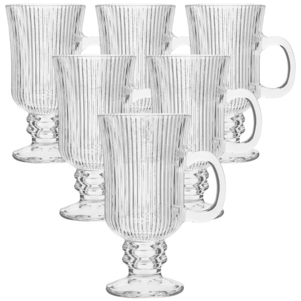 Altom Szklanka do latte Selena 245 ml, zestaw 6 szt