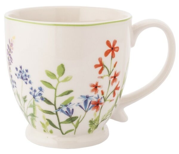 Altom Porcelanowa filiżanka jumbo na nóżce NatureAwakening 450 ml