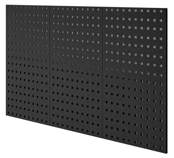 JAN NOWAK tablica narzędziowa PAULA 1200 x 600 x 10 mm, All Black: czarna
