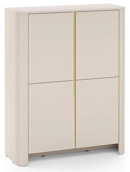 Kaszmirowa komoda z półkam M1-G99