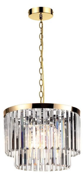 Designerska lampa wisząca antyczne złoto MHL0-272