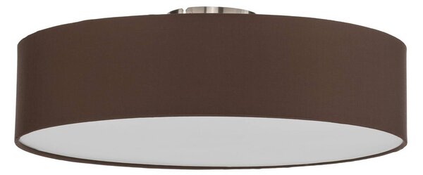 Lampa sufitowa Sebatin Lindby, możliwość ściemniania, brązowy / rdzawy, sypialnia, tkanina / materiał / jedwab, nowoczesny