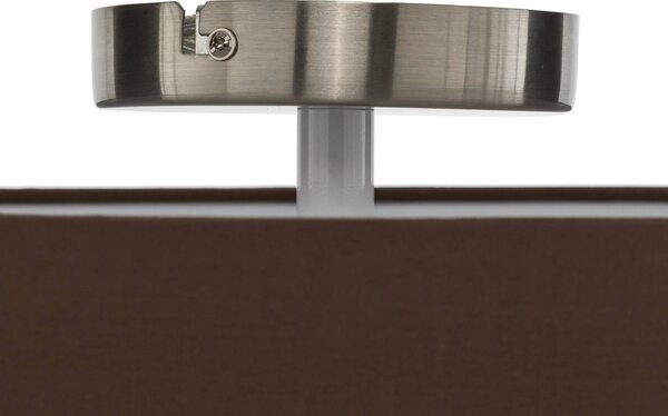 Lampa sufitowa Sebatin Lindby, możliwość ściemniania, brązowy / rdzawy, sypialnia, tkanina / materiał / jedwab, nowoczesny